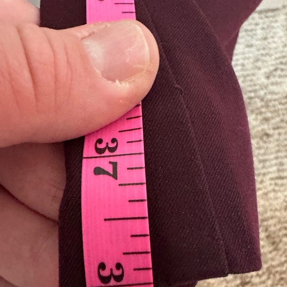 Ann Taylor Burgundy Maroon Women's Pants Slacks size 12 - Picture 9 of 9